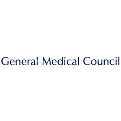 Logo of General Medical Council, an LRDP partner supporting refugee doctors in the UK.