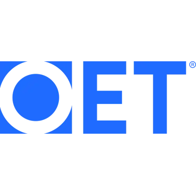 Logo of Occupational English Test, an LRDP partner supporting refugee doctors in the UK.