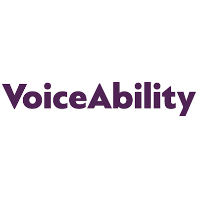 Logo of VoiceAbility, an LRDP partner supporting refugee doctors in the UK.